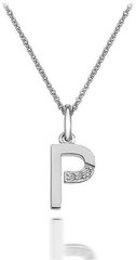 Hot Diamonds Ожерелье Hot Diamonds Micro P Classic DP416 (цепочка, подвеска) цена и информация | Украшения на шею | hansapost.ee