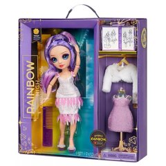 Кукла Rainbow High Fantastic Fashion, фиолетовая цена и информация | Игрушки для девочек | hansapost.ee