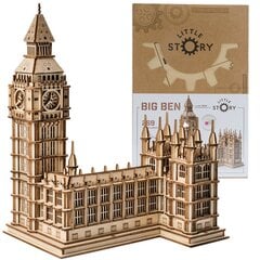 Puidust kokkupandav mudel Big Ben Little Story, 269 tk hind ja info | Klotsid ja konstruktorid | hansapost.ee