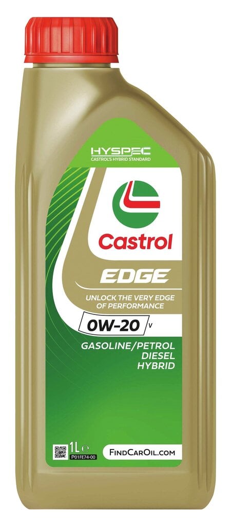 Castrol Edge V 0W-20 sünteetiline mootoriõli, 1 l hind ja info | Mootoriõlid | hansapost.ee