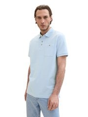 Мужская рубашка поло Tom Tailor, голубой цвет цена и информация | Мужские футболки | hansapost.ee