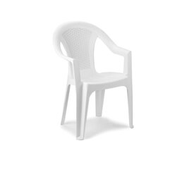 Tool Ischia, valge цена и информация | Садовые стулья, кресла, пуфы | hansapost.ee
