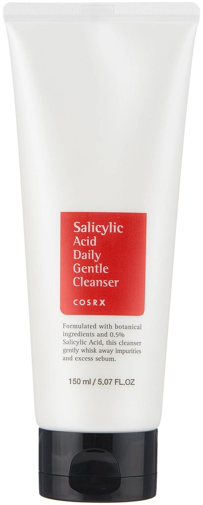 Salitsüülhappega vaht probleemsele nahale COSRX Salicylic Acid Daily Gentle Cleanser 150 ml hind ja info | Näopuhastusvahendid | hansapost.ee