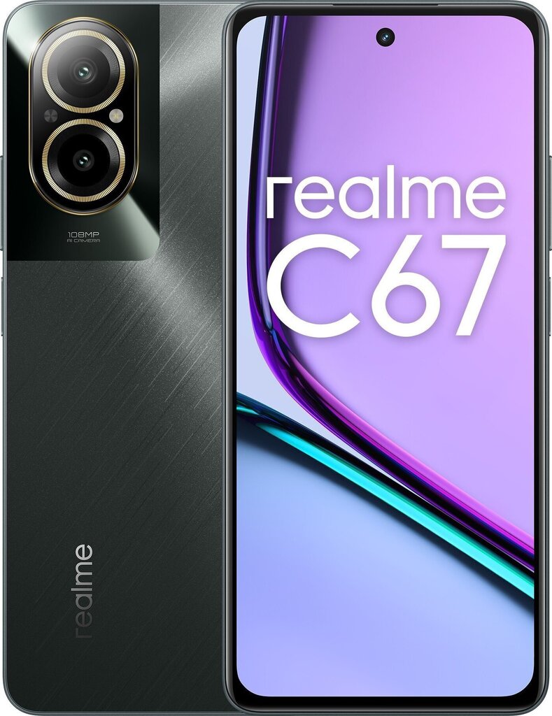 Realme C67 6/128GB DS 4G Black цена и информация | Telefonid | hansapost.ee