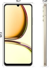 Realme C53 8/256GB DS 4G Champion Gold цена и информация | Мобильные телефоны | hansapost.ee