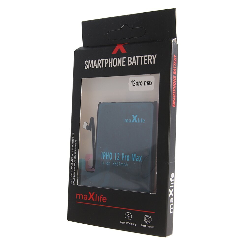 Maxlife battery for iPhone 12 Pro Max 3687mAh цена и информация | Akud mobiiltelefonidele | hansapost.ee