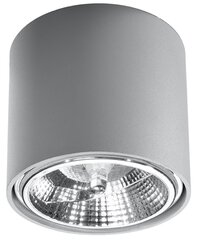 Sollux потолочный светильник Tiube Grey цена и информация | Потолочные светильники | hansapost.ee