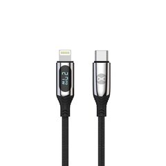 Forever LCD cable USB-C - Lightning 1,0 m 27W black цена и информация | Forever Бытовая техника и электроника | hansapost.ee