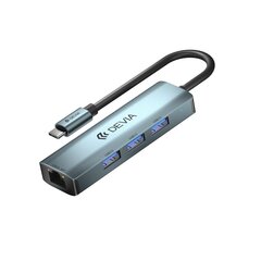 Devia USB-C/4xUSB3.0, 0.1 m hind ja info | Devia Televiisorid ja tarvikud | hansapost.ee