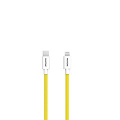 PANTONE MFi cable Lightning - USB-C 1,5m PT-CTL002-5 Yellow 102C цена и информация | Кабели и провода | hansapost.ee