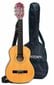 Klassikaline puidust kitarr kotiga Bontempi, 21 7521, 75 cm цена и информация | Arendavad laste mänguasjad | hansapost.ee