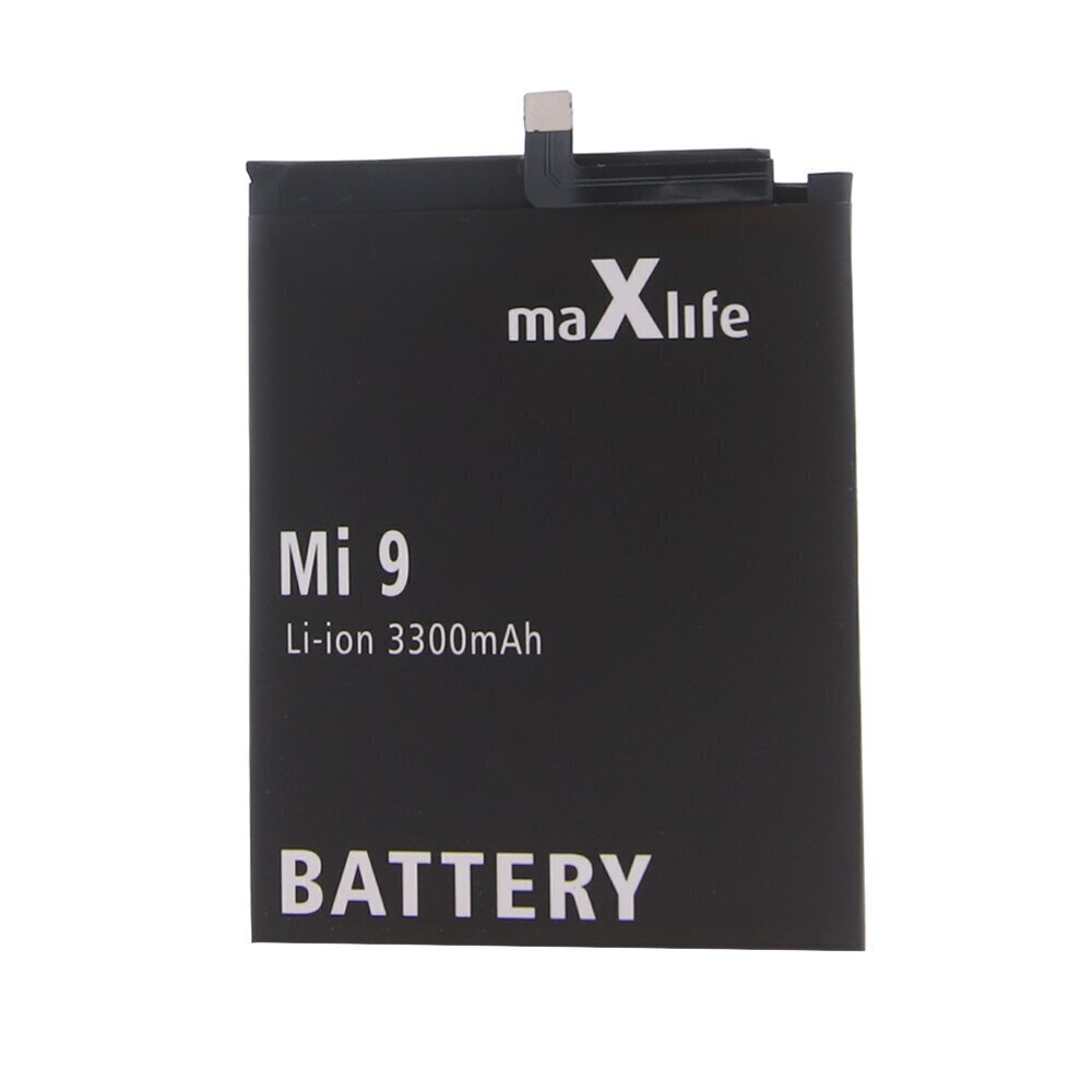 Maxlife battery for Xiaomi Mi 9 BM3L 3300mAh hind ja info | Akud mobiiltelefonidele | hansapost.ee