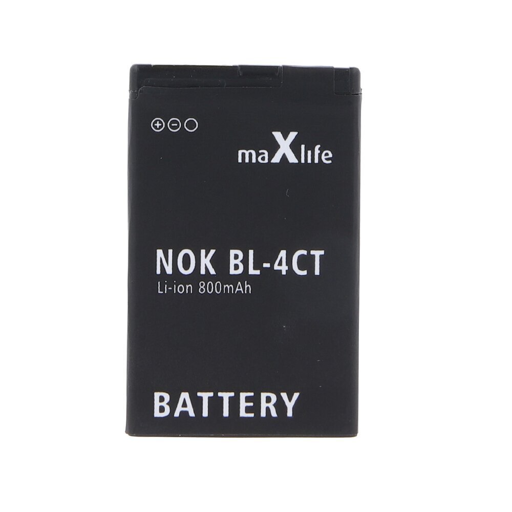 Maxlife battery for Nokia 5310 / 6600 fold / 6700s/ 7210 / 2720 / X3 BL-4CT 800mAh цена и информация | Akud mobiiltelefonidele | hansapost.ee