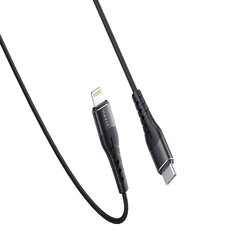 HAVIT cable HV-RH14 USB-C - Lightning 1,2m black hind ja info | Mobiiltelefonide kaablid | hansapost.ee