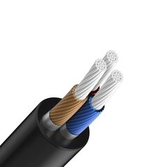 Devia cable Ipure audio jack 3,5 мм - USB-C 1 м black цена и информация | Borofone 43757-uniw | hansapost.ee