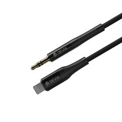 Devia cable Ipure audio jack 3,5 mm - Lightning 1m black hind ja info | Mobiiltelefonide kaablid | hansapost.ee