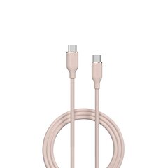 Devia cable Jelly USB-C - USB-C 1,2 m 60W pink цена и информация | Borofone 43757-uniw | hansapost.ee