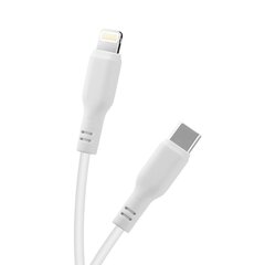 Maxlife MXUC-10 MFi cable USB-C - Lightning 1,0 m 27W white цена и информация | Кабели для телефонов | hansapost.ee