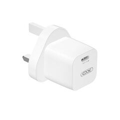XO wall charger UK CE01 PD 20W 1x USB-C white цена и информация | Зарядные устройства для телефонов | hansapost.ee