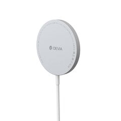 Devia Smart wireless charger magnetic15W white цена и информация | Зарядные устройства для телефонов | hansapost.ee
