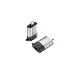 XO adapter GB015 mini Displayport - HDMI 4K gray цена и информация | Адаптеры, USB-разветвители | hansapost.ee