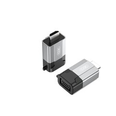 XO adapter GB014 HDMI - VGA gray цена и информация | Адаптеры, USB-разветвители | hansapost.ee