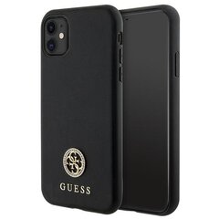 Guess GUHCN61PS4DGPK iPhone 11 | Xr 6.1" czarny|black hardcase Strass Metal Logo цена и информация | Чехлы для телефонов | hansapost.ee