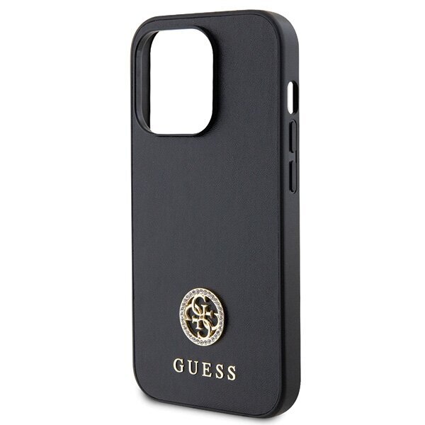 Guess GUHCP13XPS4DGPK iPhone 13 Pro Max 6.7" czarny|black hardcase Strass Metal Logo цена и информация | Telefonide kaitsekaaned ja -ümbrised | hansapost.ee