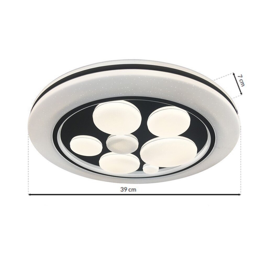 Milagro led laevalgusti puldiga Bubble 48 W hind ja info | Laelambid | hansapost.ee