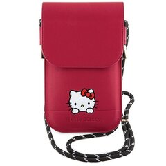 Originaal Hello Kitty käekott nahast, universaalne, roosa hind ja info | Hello Kitty Mobiiltelefonid ja lisatarvikud | hansapost.ee