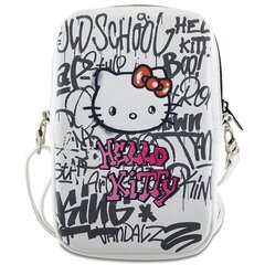 Hello Kitty Torebka HKPBPDGPHE biały|white Graffiti Kitty Head HKPBPDGPHE цена и информация | Женские сумки | hansapost.ee