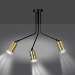 Emibig подвесной светильник Verno 3 Black цена и информация | Потолочный светильник, 38 x 38 x 24 см | hansapost.ee