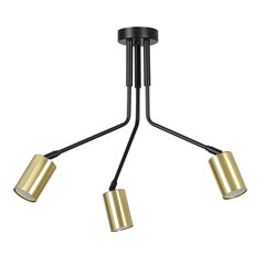 Emibig подвесной светильник Verno 3 Black цена и информация | Потолочный светильник, 38 x 38 x 24 см | hansapost.ee