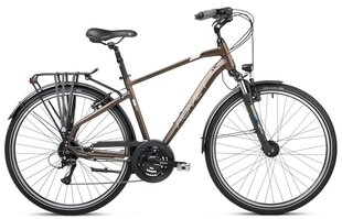 Городской велосипед Romet Wagant 5 28", коричневый цена и информация | Велосипеды | hansapost.ee