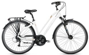 Велосипед Romet Gazela 5 2024 бело-золотистый-17" / М цена и информация | Велосипеды | hansapost.ee