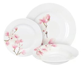 Ambition сервиз для обеда Magnolia, 18 частей цена и информация | Посуда, тарелки, обеденные сервизы | hansapost.ee