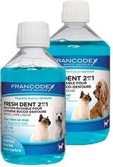 Francodex Fresh dent suuhügieeni vedelik koertele ja kassidele, 500 ml hind ja info | Hooldus/grooming | hansapost.ee