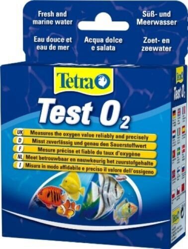 Hapniku mõõtmise test Tetra Test O2, 1x10 ml + 2x9 ml цена и информация | Akvaariumid ja lisatarvikud | hansapost.ee