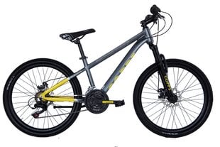 Горный велосипед Coppi 24", серый/желтый цвет цена и информация | Велосипеды | hansapost.ee