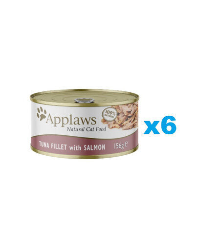 Applaws Natural Cat Food kassidele tuunikalaga, 6x156 g цена и информация | Kassikonservid | hansapost.ee