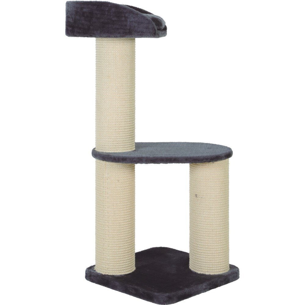 Kraapimispuu-kassimaja Zolux Big cat 2, 50.5x50.5x112 cm, beež/hall цена и информация | Kraapimispuud kassidele | hansapost.ee