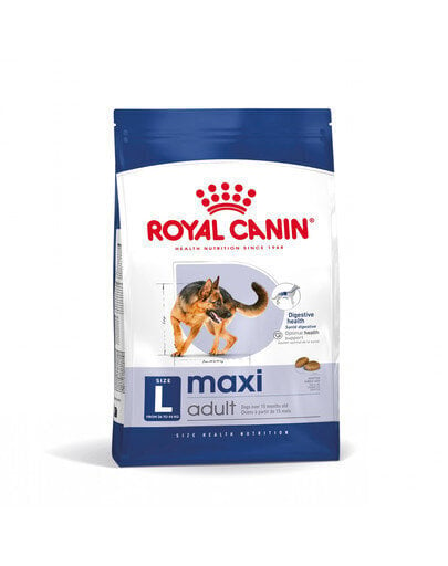 Royal Canin Maxi Adult täiskasvanud suurt tõugu koertele, 10 kg цена и информация | Koerte kuivtoit ja krõbinad | hansapost.ee