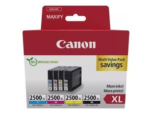 Canon PGI-2500XL Ink Cartridge BK/C/M/Y MULTI hind ja info | Printerid | hansapost.ee