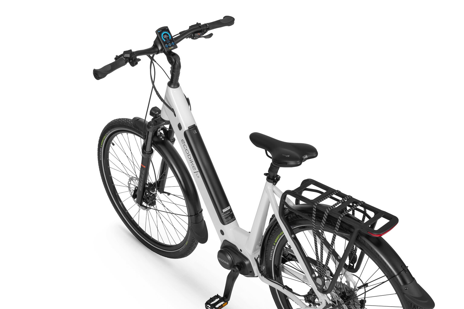 Elektrijalgratas Ecobike LX300 2024, 19", 14 AH 48V, valge цена и информация | Elektrijalgrattad | hansapost.ee