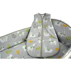 Спальный мешок Ankras Llama, grey/серый, 68-74 см цена и информация | Детские подушки, конверты, спальники | hansapost.ee