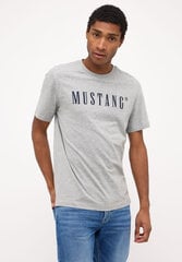 Мужская футболка Mustang, серая цена и информация | Мужские футболки | hansapost.ee