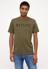 Mustang meeste T-särk, oliiviroheline hind ja info | T-särgid meestele | hansapost.ee