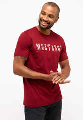 Mustang meeste T-särk, tumepunane hind ja info | T-särgid meestele | hansapost.ee