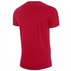 Мужская футболка 4F красная M539 4FSS23TTSHM539 р. XL цена и информация | Мужские футболки | hansapost.ee