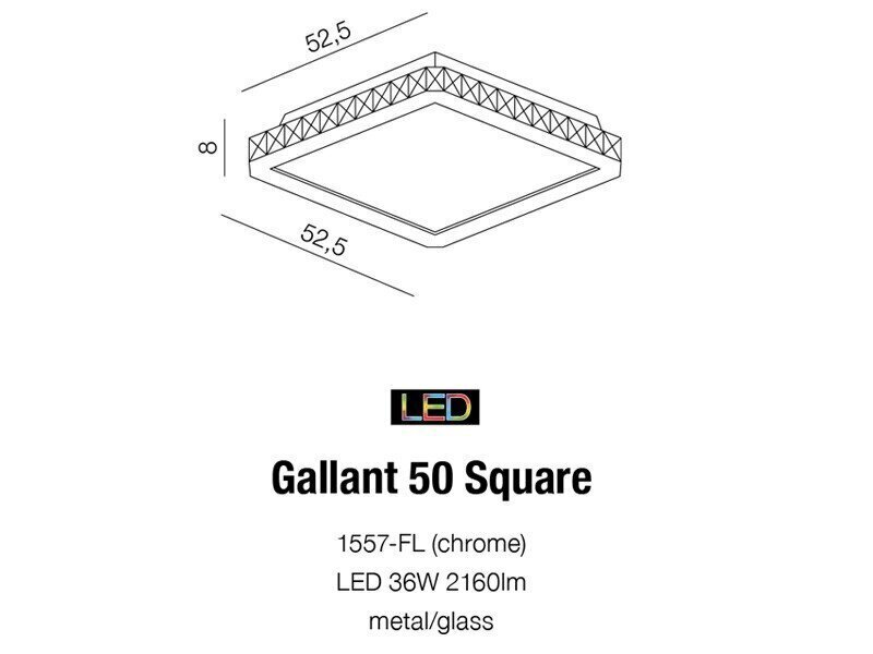 Laevalgusti Azzardo Gallant 50 hind ja info | Laelambid | hansapost.ee